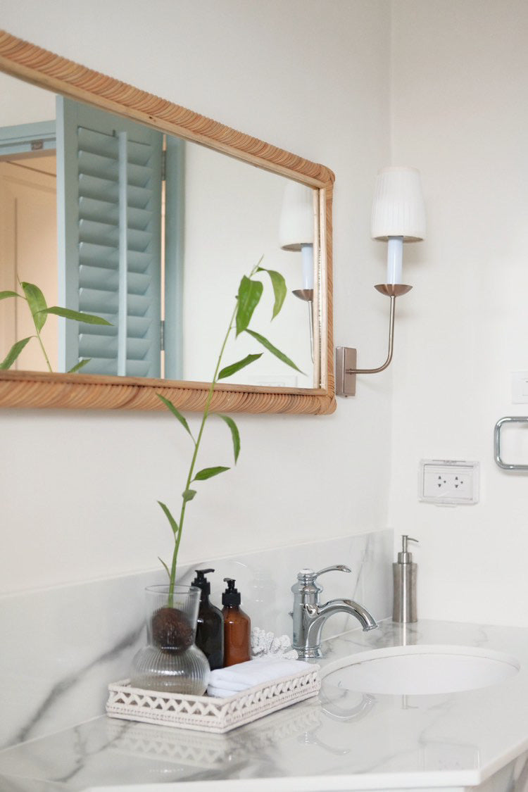 Twister Rattan Mirror