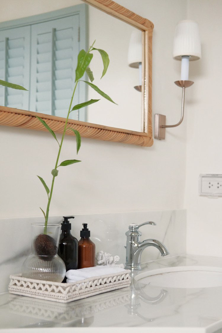 Twister Rattan Mirror
