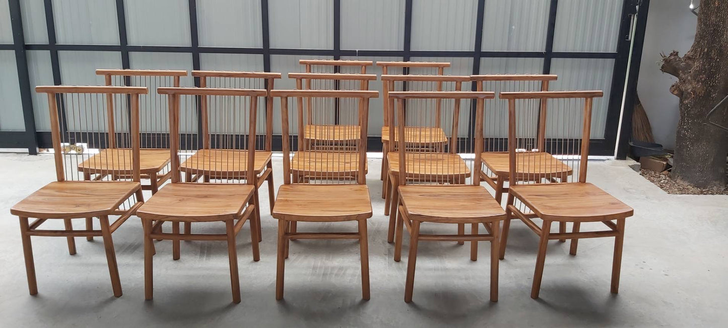 Ropes Wooden Dining Chair