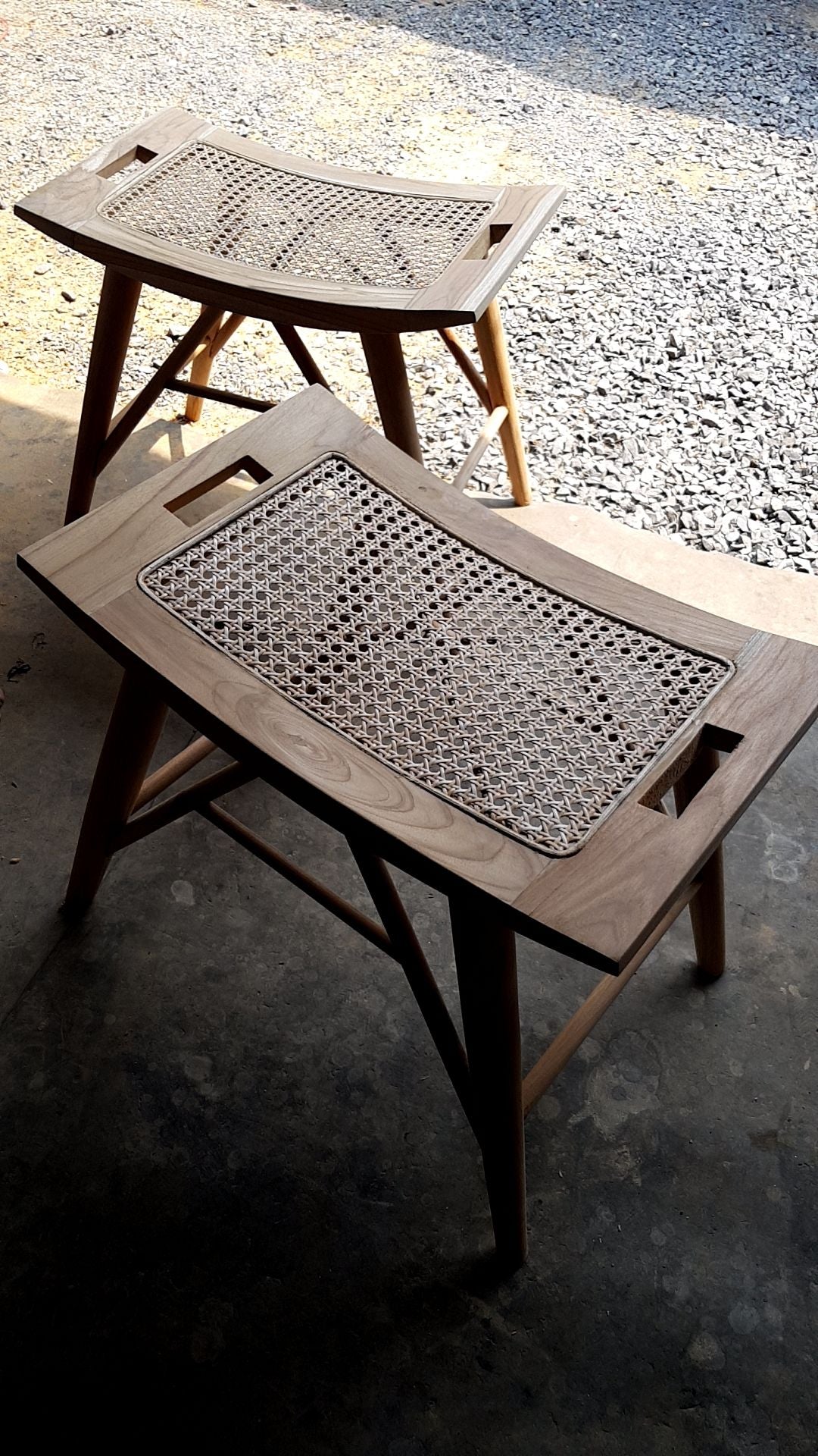Ellie Rattan Stool