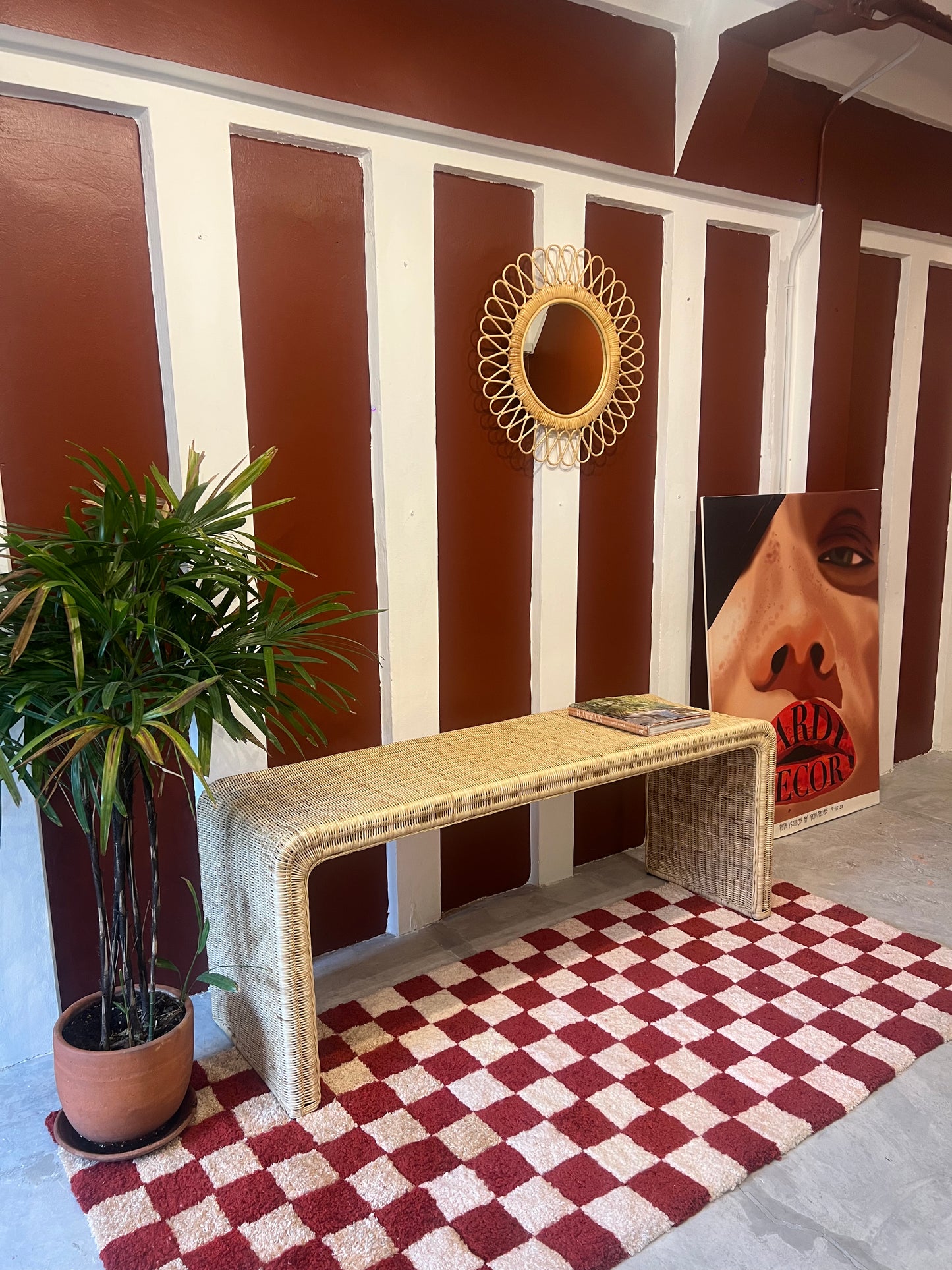 Monar Rattan Bench