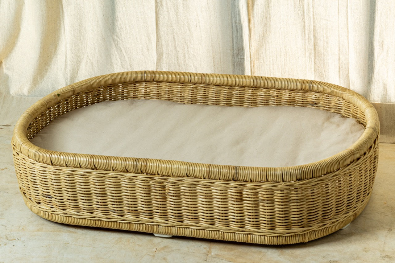 Bunny Changing Rattan Tray