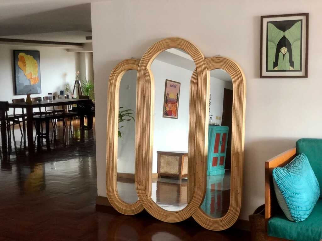 Soena Rattan Mirror