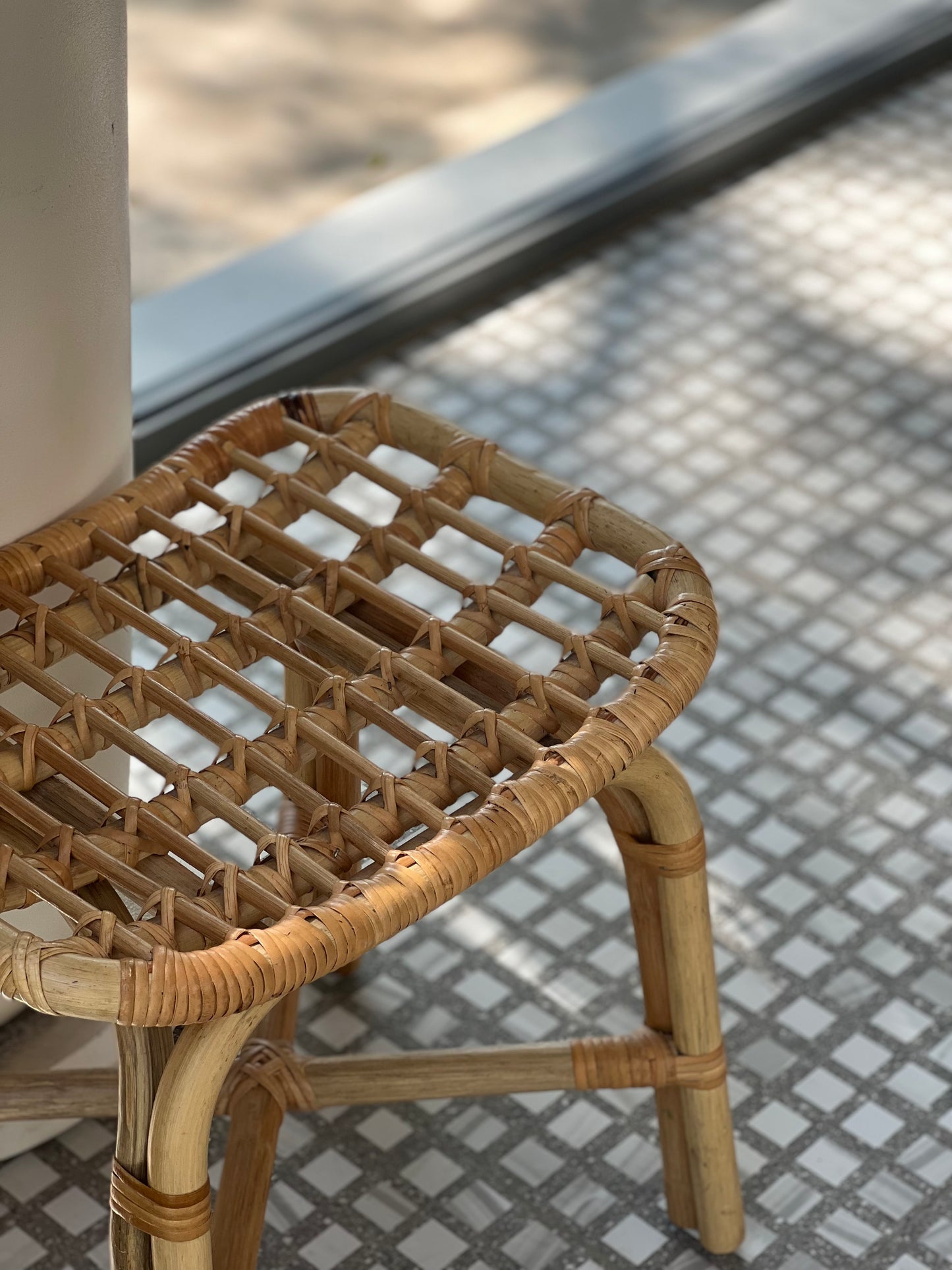 Moka Rattan Stool