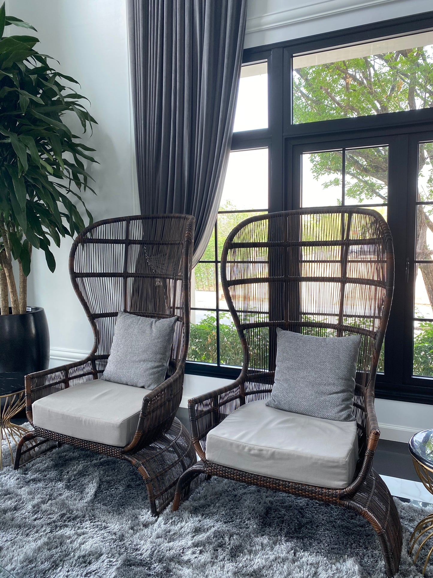 Outdoor Marcel High Armchair