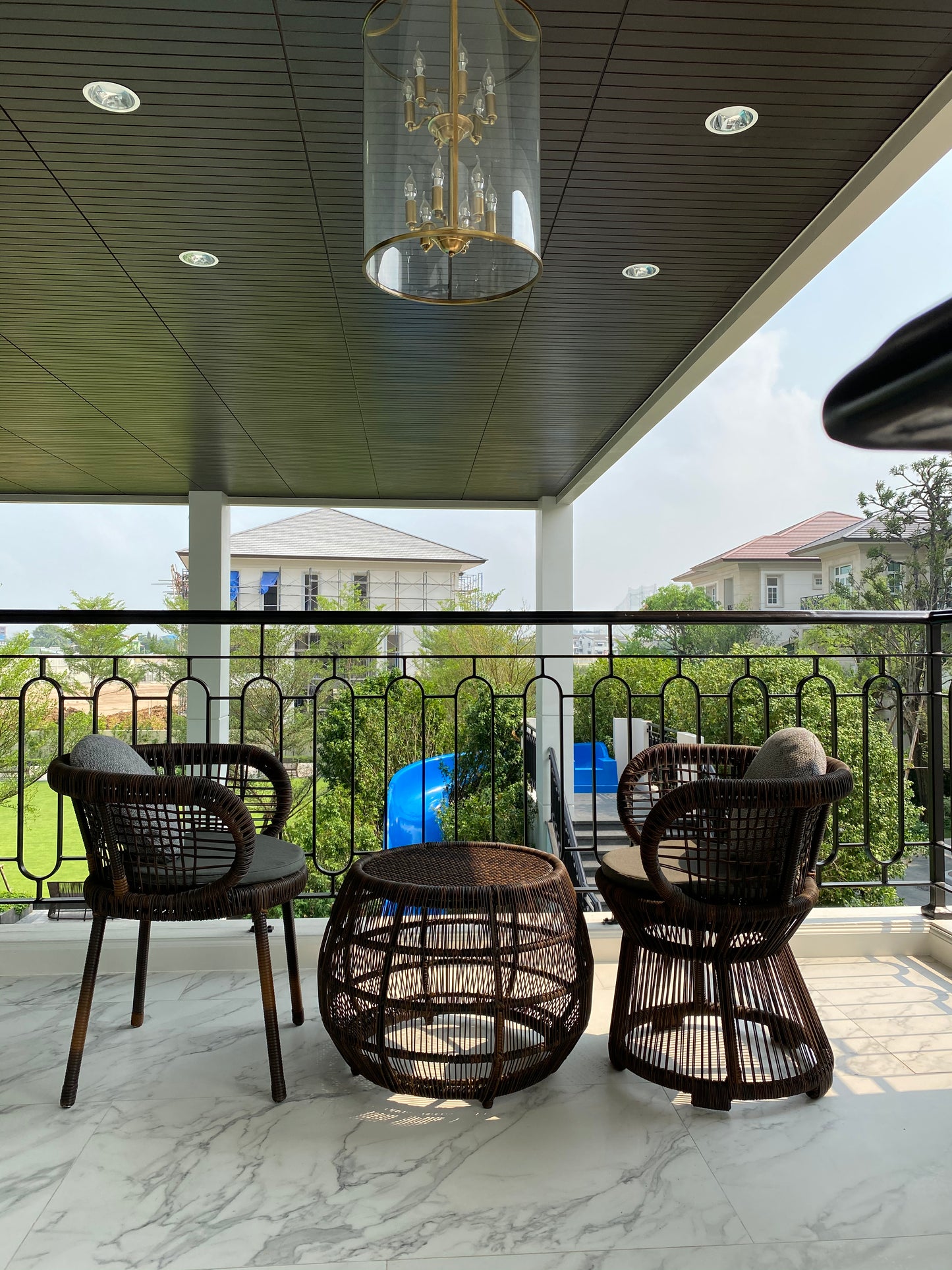 Outdoor Brown Armchair