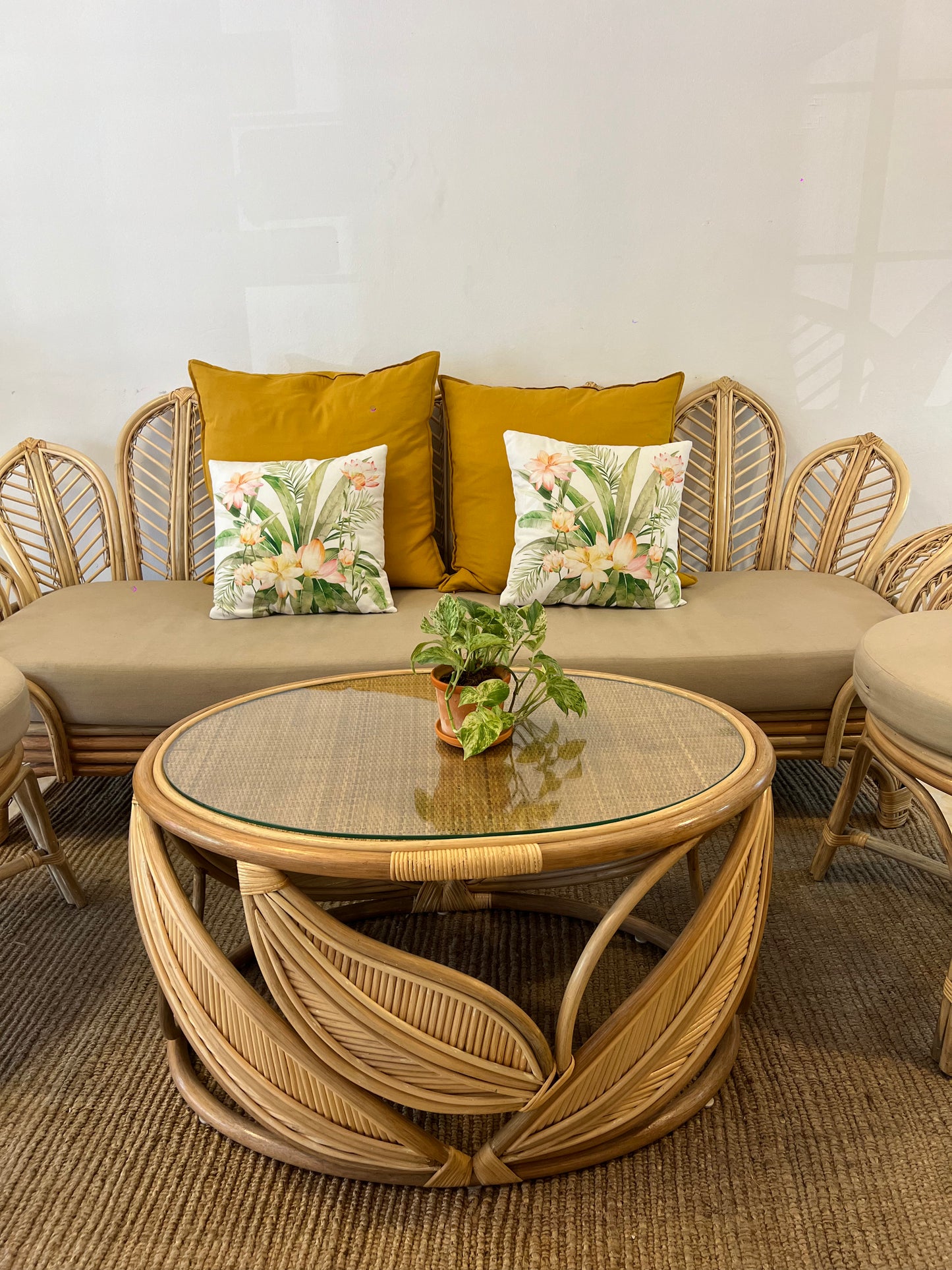 Petals Rattan Coffee Table