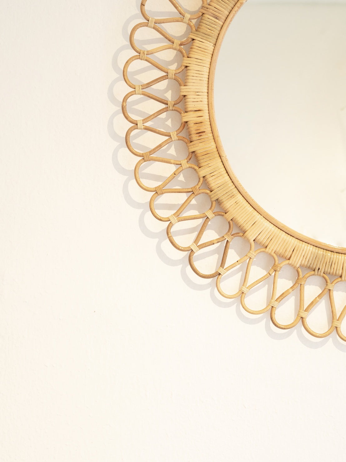 Daisy Rattan Mirror